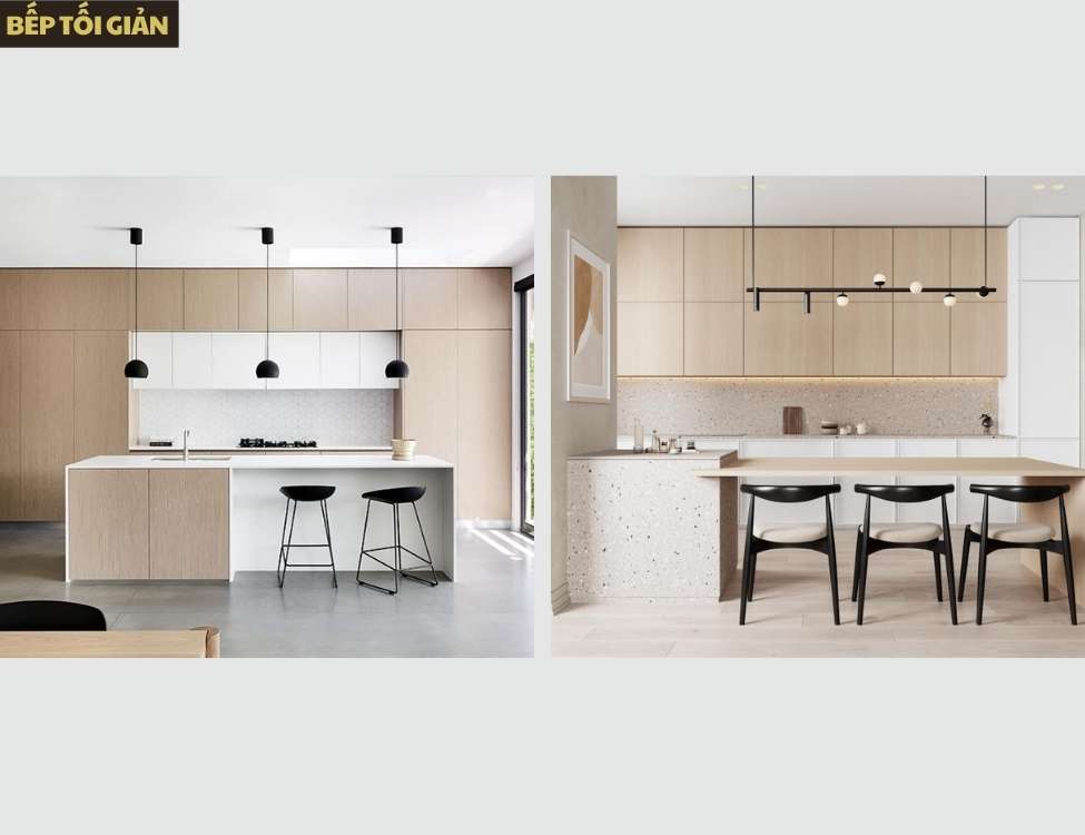 7 Quy tắc thiết kế phòng bếp nhà 3 tầng 80m2 - XÂY NHÀ ĐẸP